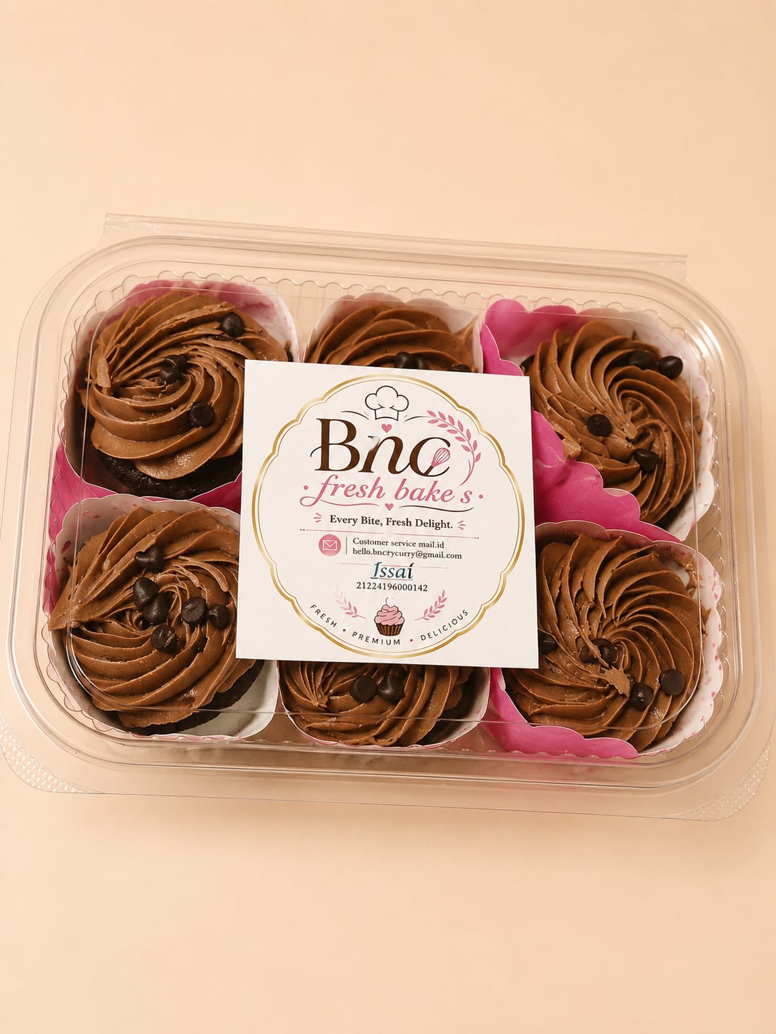 Chocolate Icing Muffin